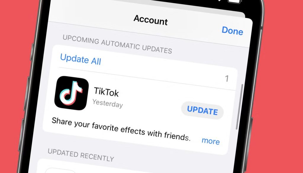 Wie aktualisiert man TikTok?